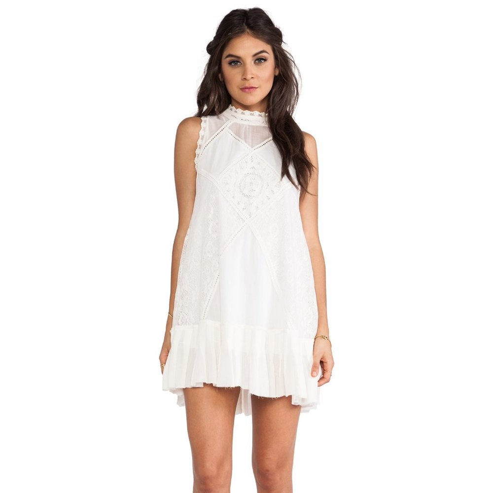 FREE PEOPLE Angel Dress in Ivory